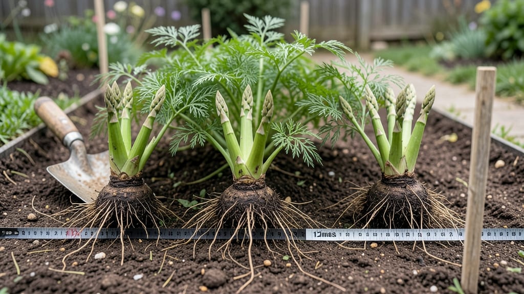 How Close to Plant Asparagus: Spacing Secrets for Healthy Crowns