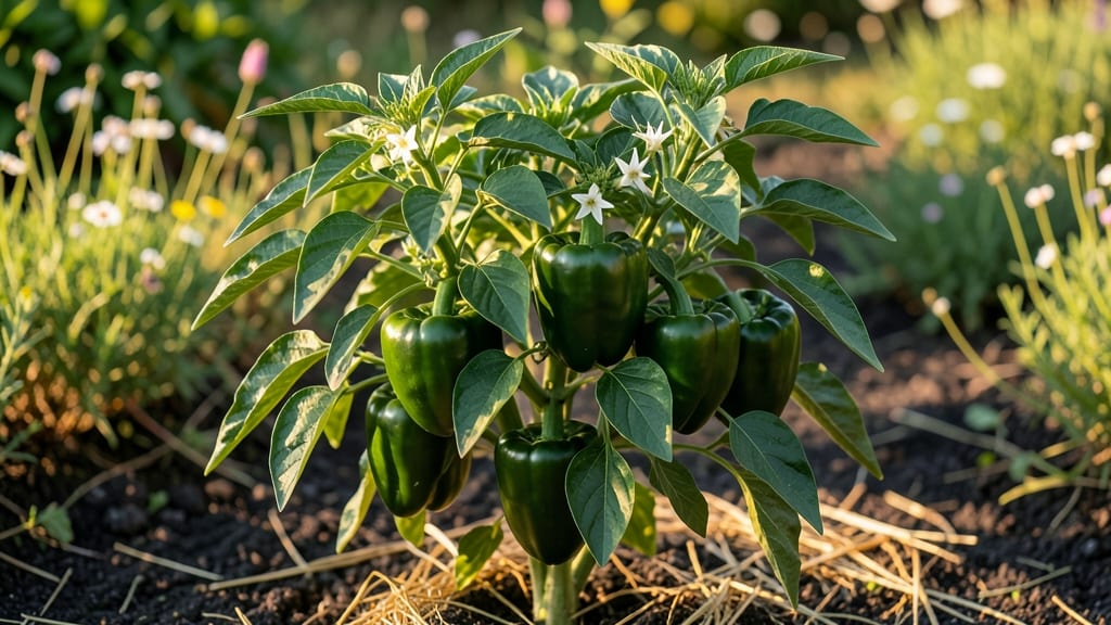 Bonnie Green Bell Pepper Plants: Sunny Window to Garden Harvest in 60 Days