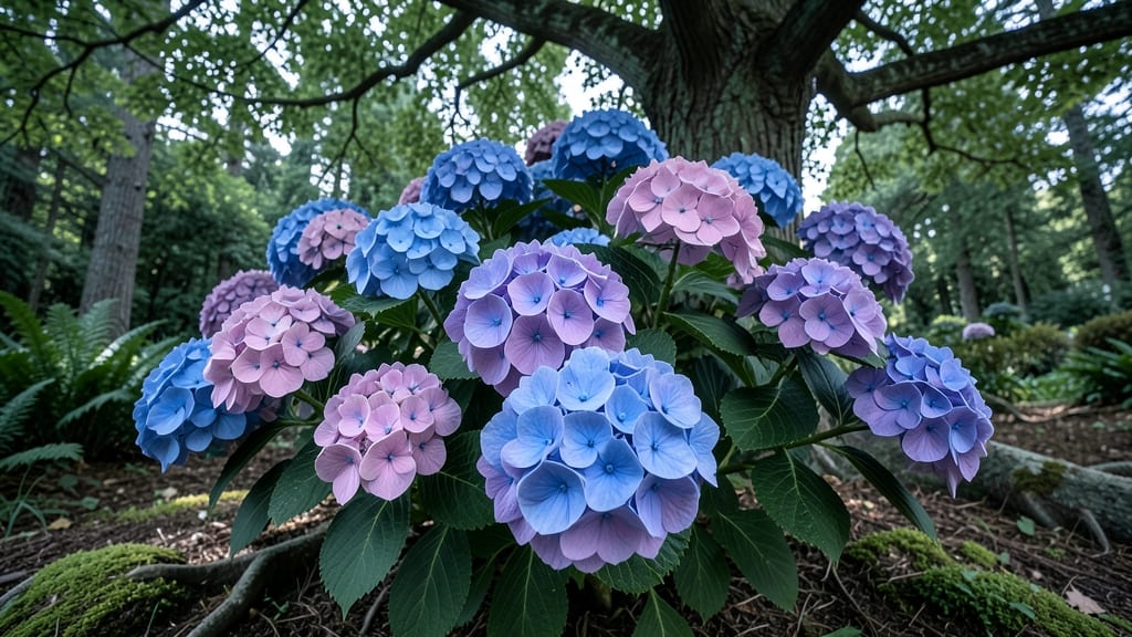 Hydrangea macrophylla for Shade Lovers