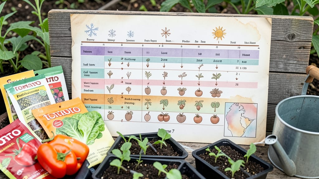 Vegetable Planting Calendar for Zone 7: Exact Months for Peak Harvests
