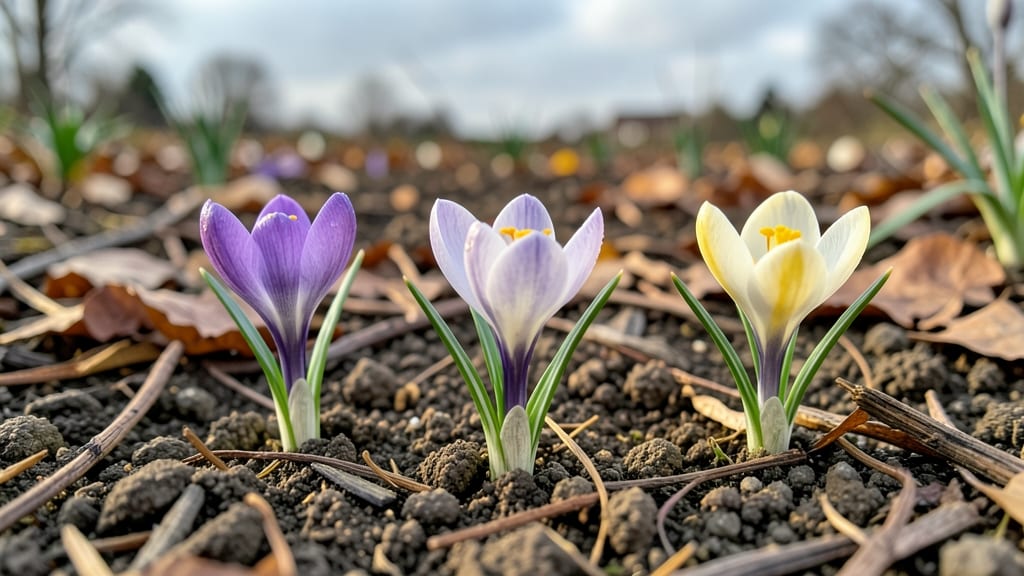 Crocus Bulbs for Early Winter Blooms