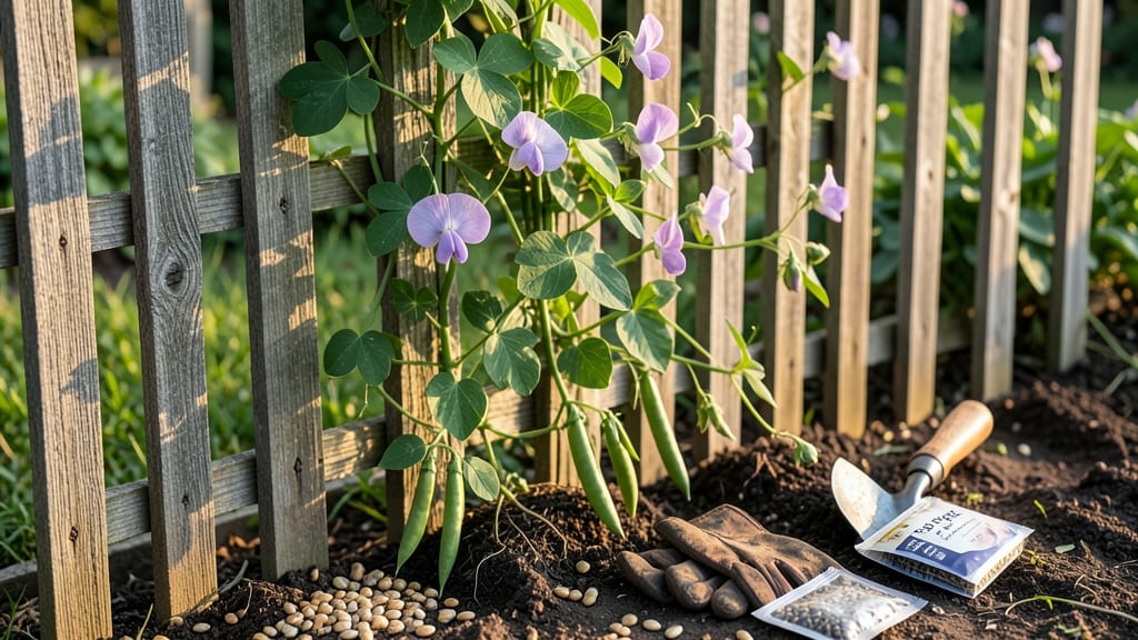 How to Plant Sweet Peas on Trellis: Vertical Climbing Guide for Lush Blooms