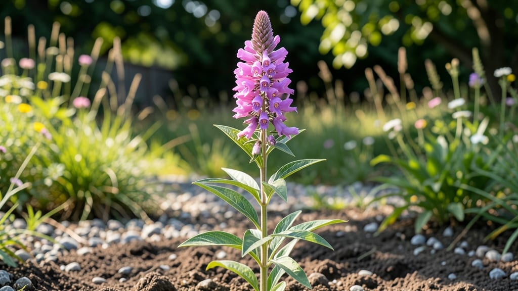 Purple Rocket Plant: Bold Vertical Drama for Privacy Screens